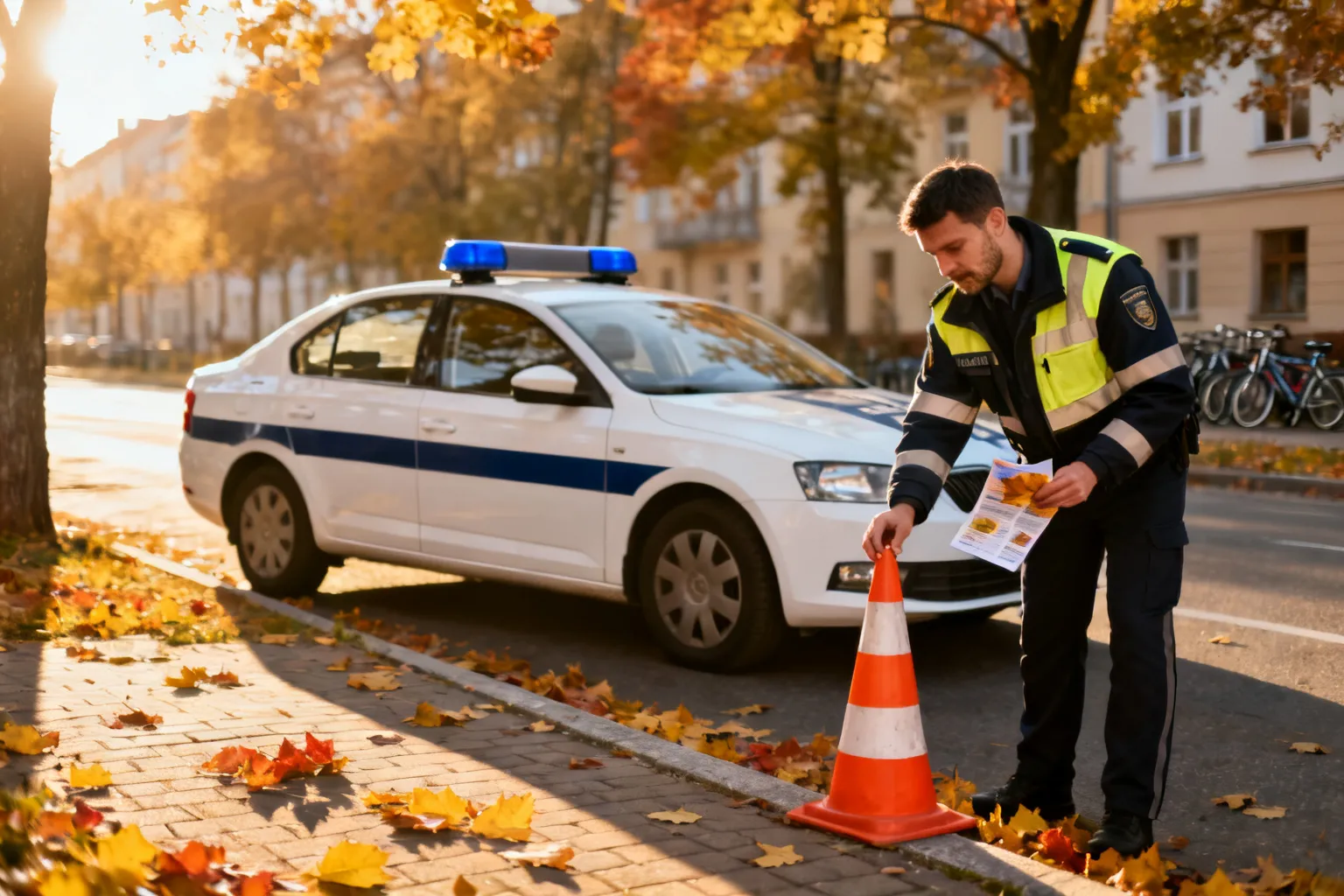 Jesienne porady drogowe policji w Małopolsce