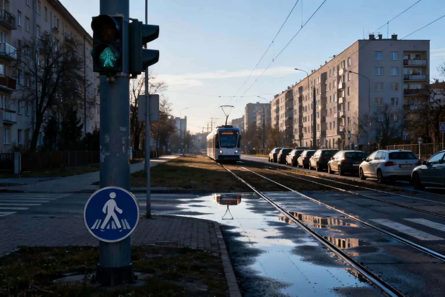 Sygnalizacja skrzyżowanie Lema Mogilska Kraków — dłuższe oczekiwanie po uruchomieniu linii do Mistrzejowic