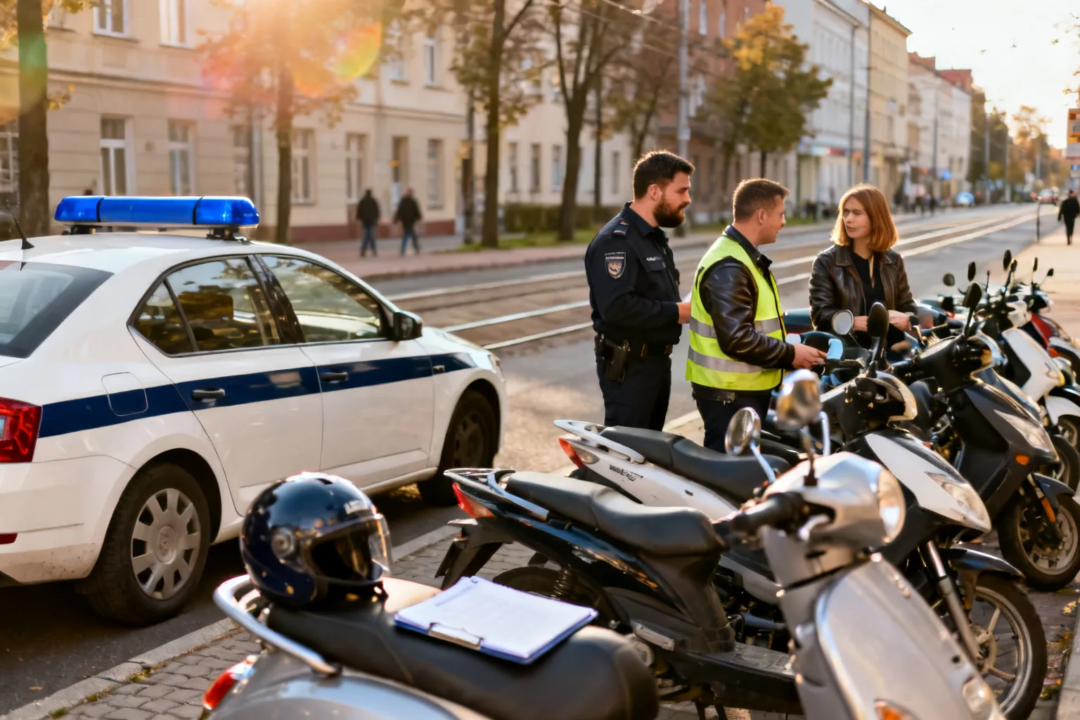 Kontrole motocyklistów i motorowerzystów w Krakowie — wyniki działań