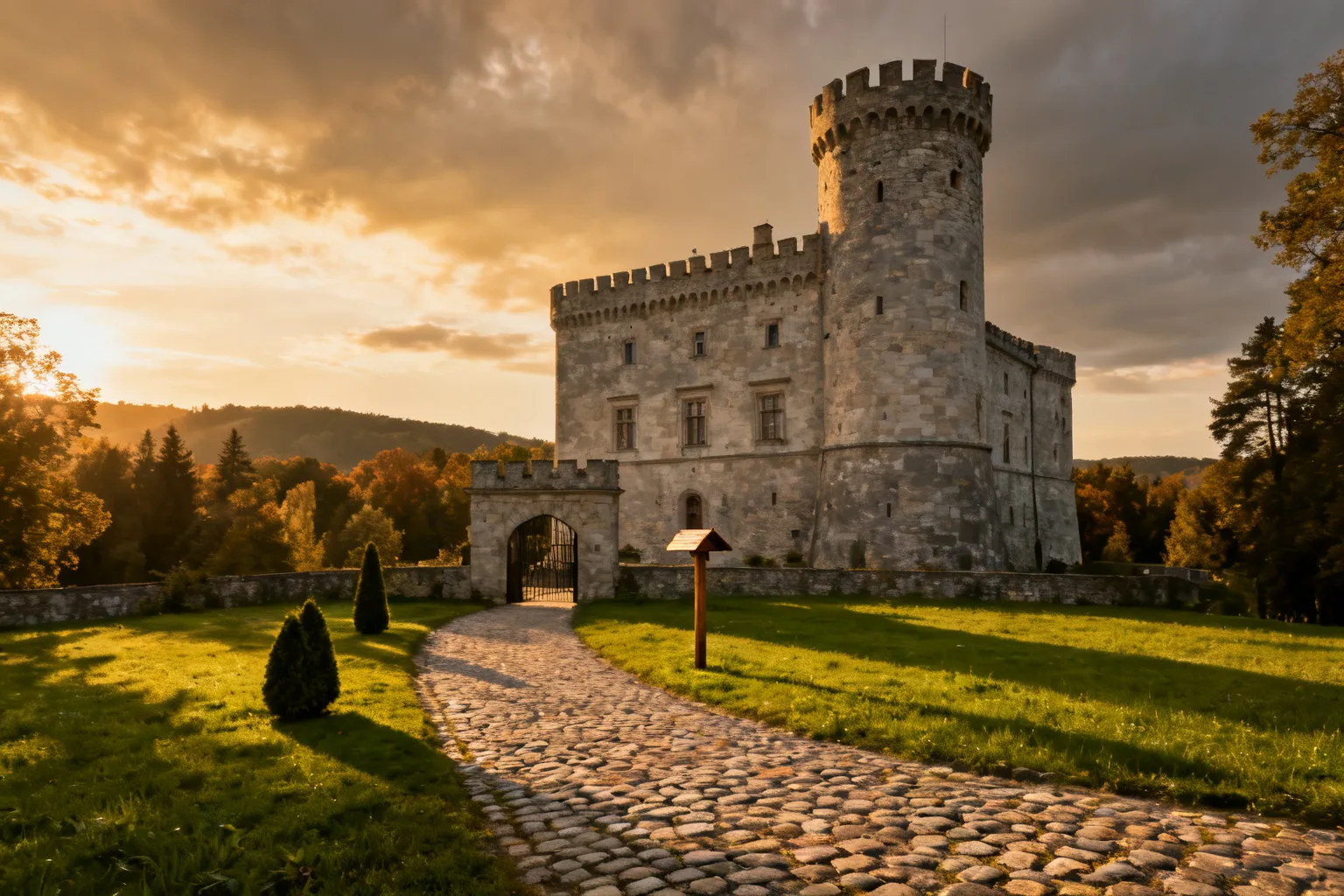 Zamek Korzkiew — zwiedzanie, noclegi i imprezy historyczne w Korzkwi