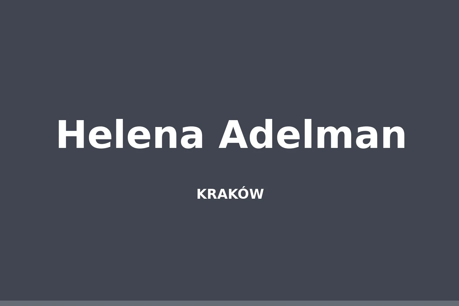 Helena Adelman