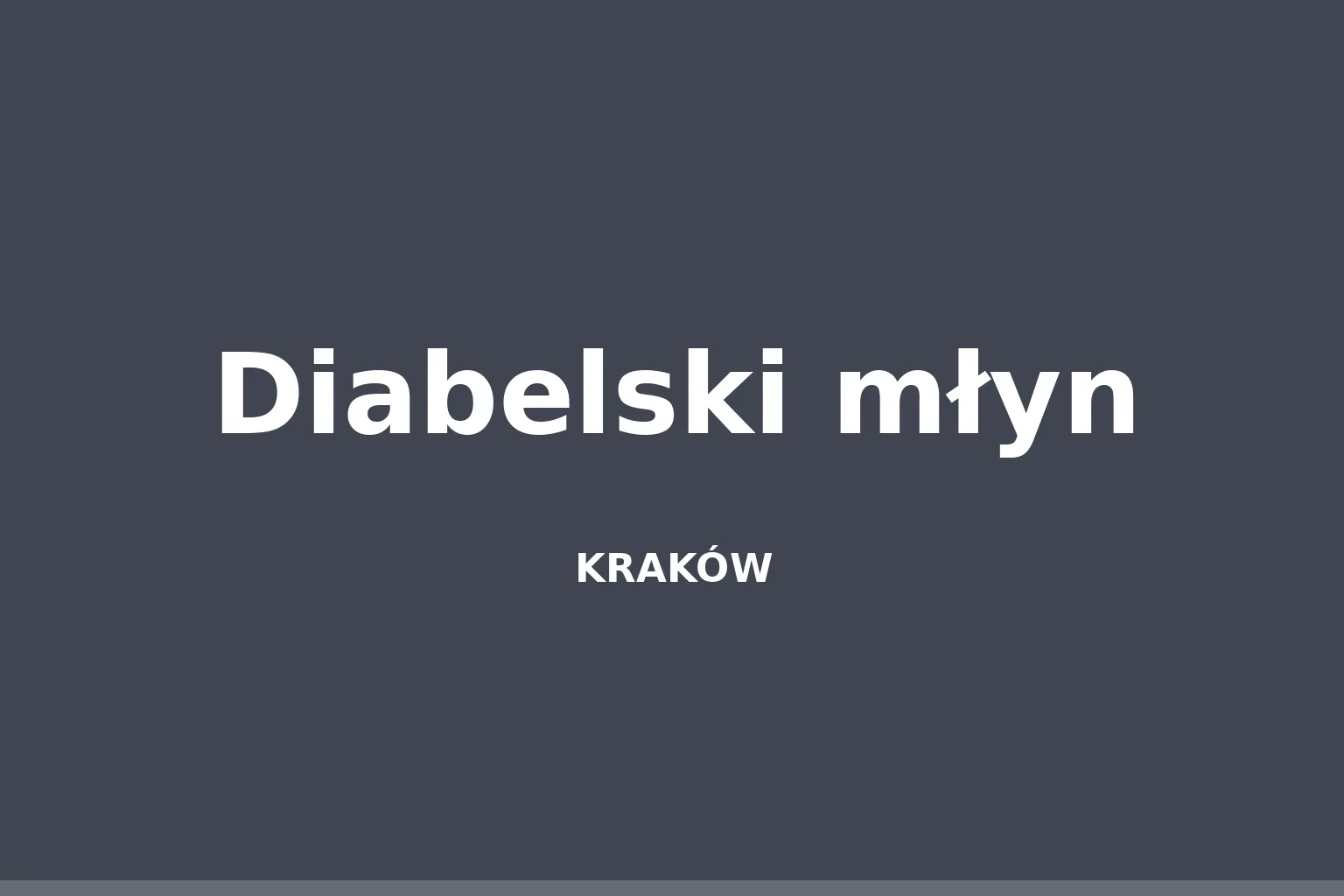 Diabelski młyn