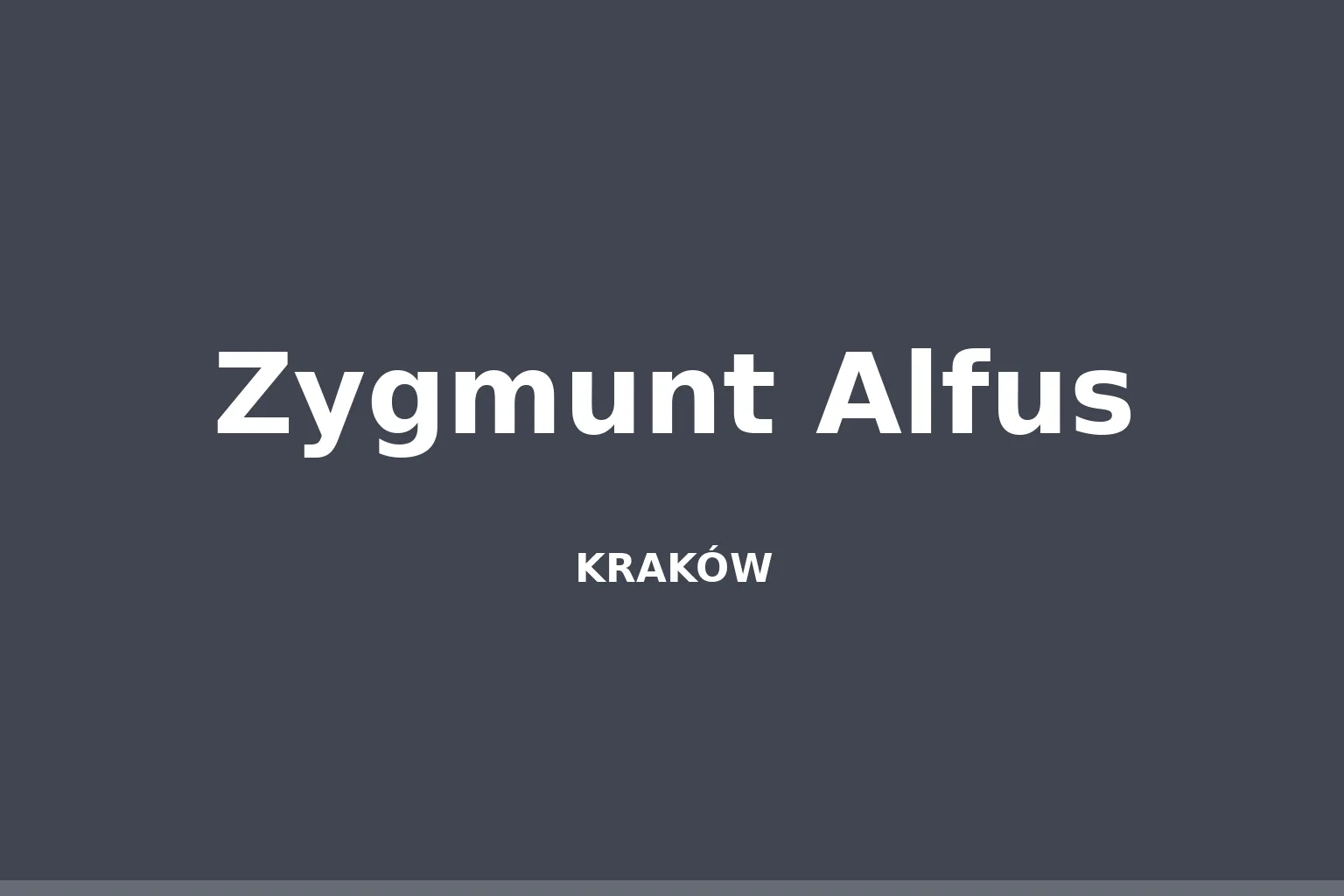 Zygmunt Alfus