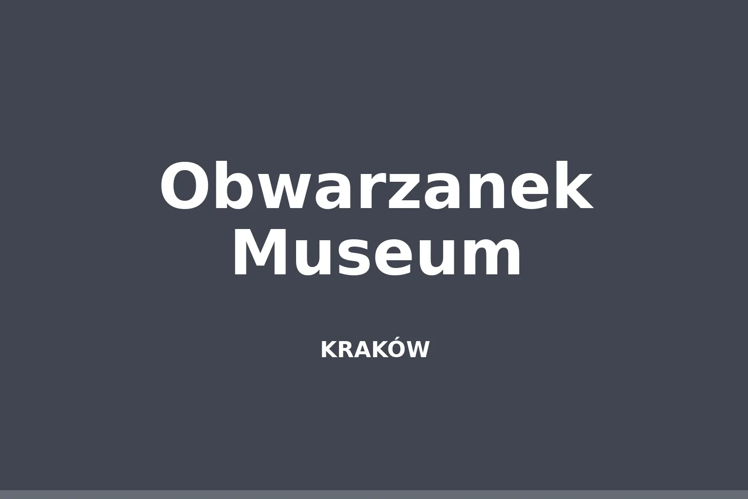 Obwarzanek Museum
