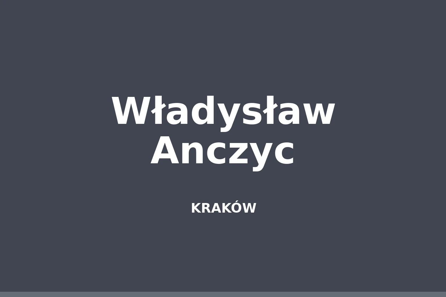 Władysław Anczyc