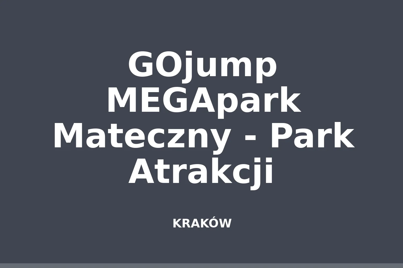 GOjump MEGApark Mateczny - Park Atrakcji