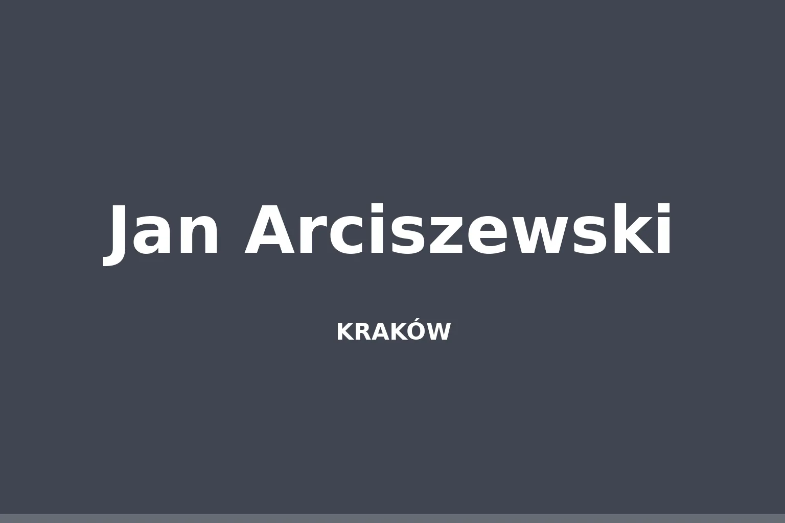 Jan Arciszewski