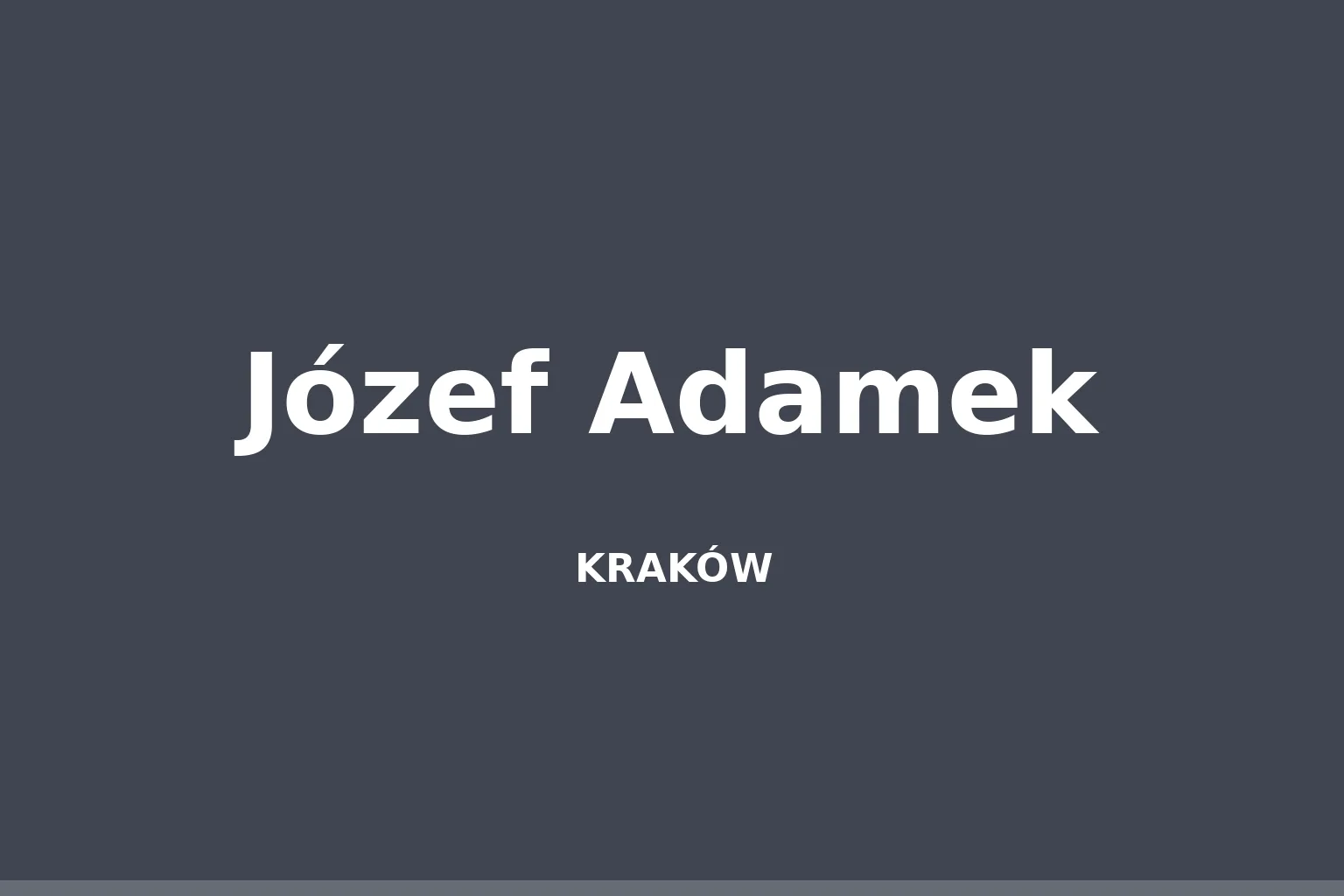 Józef Adamek (piłkarz)