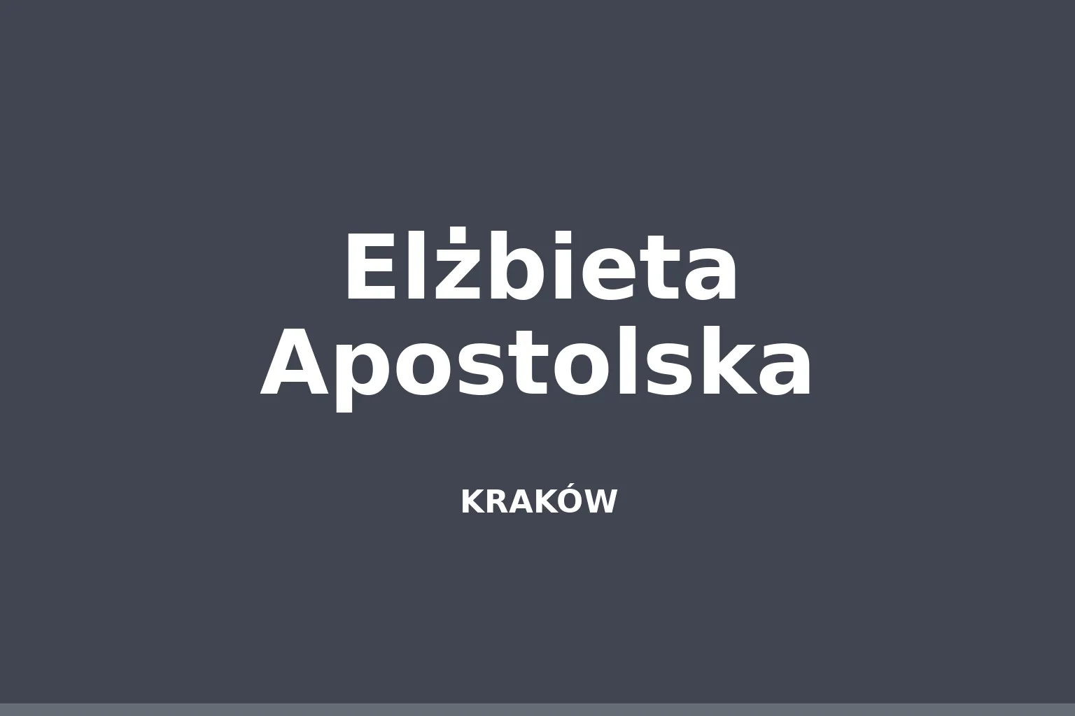 Elżbieta Apostolska