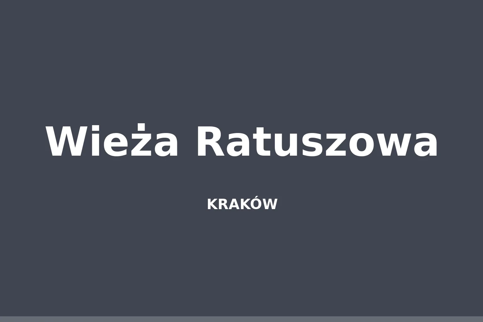 Wieża Ratuszowa